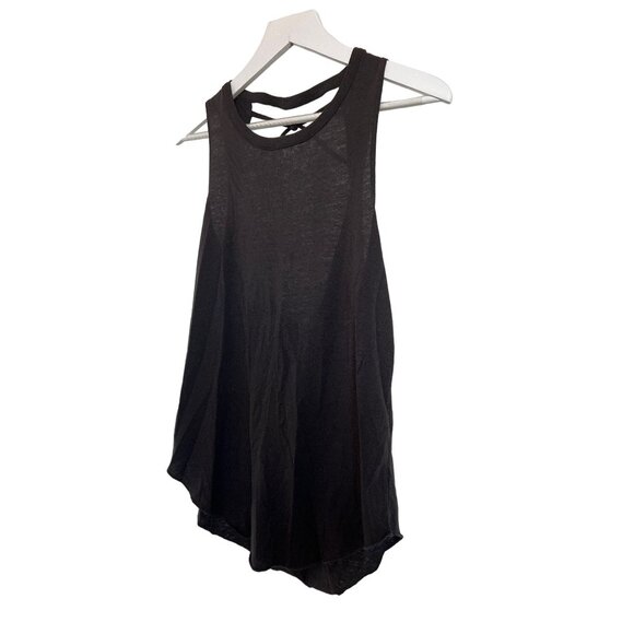 Chaser Black Back Cut Out Tank Top - Picture 3 of 5